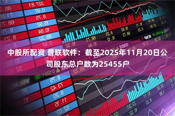 中股所配资 普联软件：截至2025年11月20日公司股东总户数为25455户